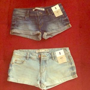 2 pairs of cute denim co. Shorts🥀